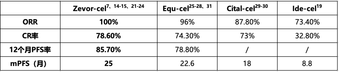 Zevorcabtagene Autoleucel treatment data